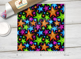 Sparkle Stars Patterned Adhesive Vinyl 406